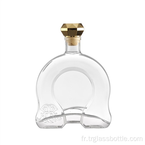 Prix ​​de bouteille de brandy de bouteille en verre